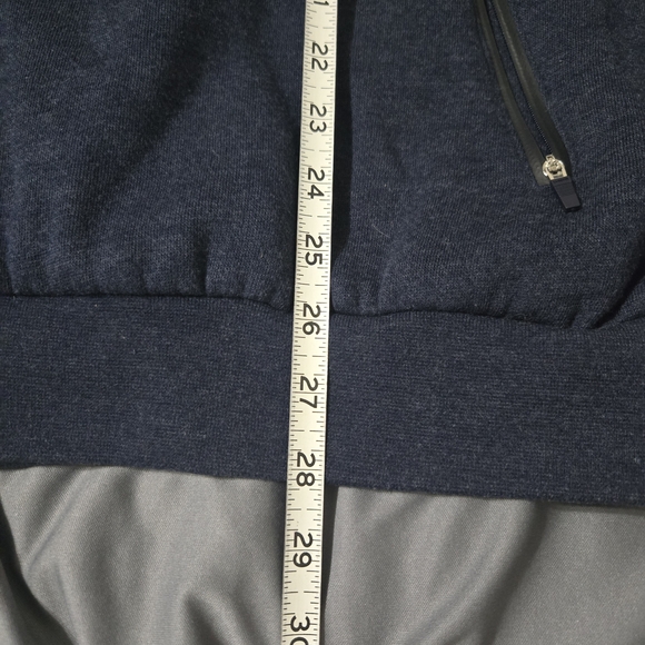 Lacroste Mixed Media Full Zip Long Sleeve Jacket Sweatshirt Mens 4XL Wool Blend - Picture 10 of 11